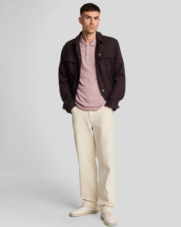 Lyle & Scott Polohemden<Einfarbiges Polohemd FieldThistle