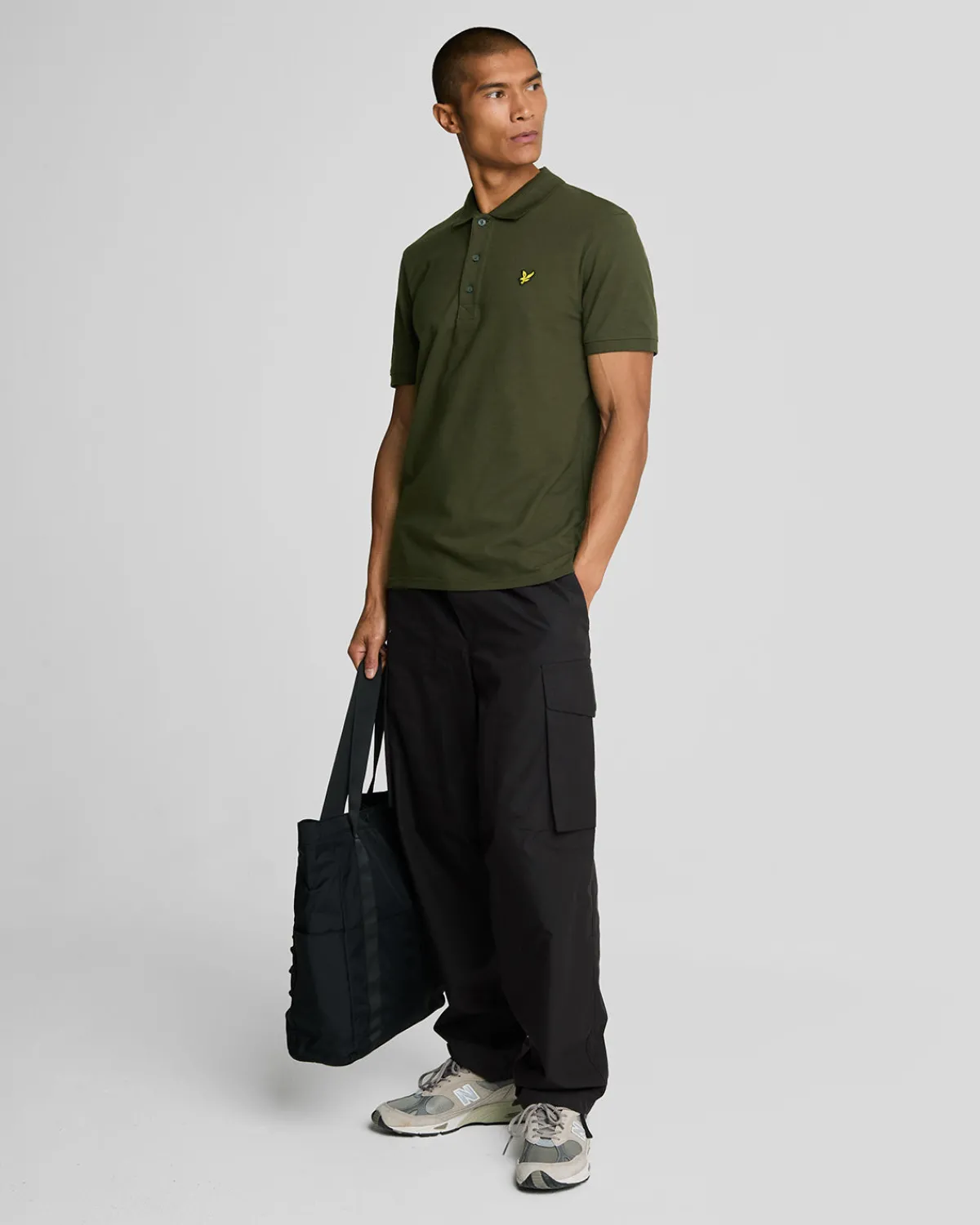 einfarbiges_polohemd_1.webp Lyle & Scott Grundlegendes | Polohemden<Einfarbiges Polohemd Olive