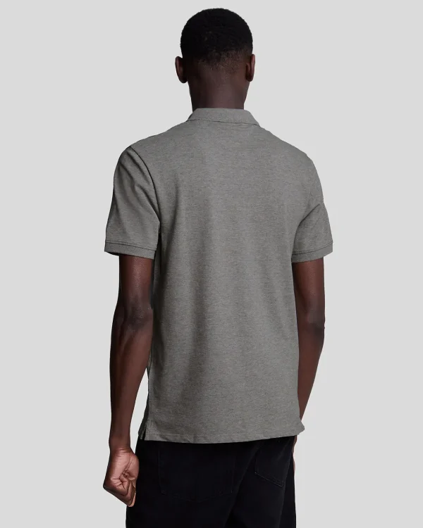 Lyle & Scott Grundlegendes | Polohemden<Einfarbiges Polohemd MidGreyMargel