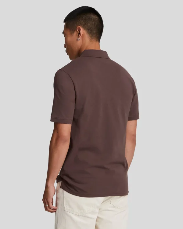 Lyle & Scott Polohemden<Einfarbiges Polohemd DeepMahogany