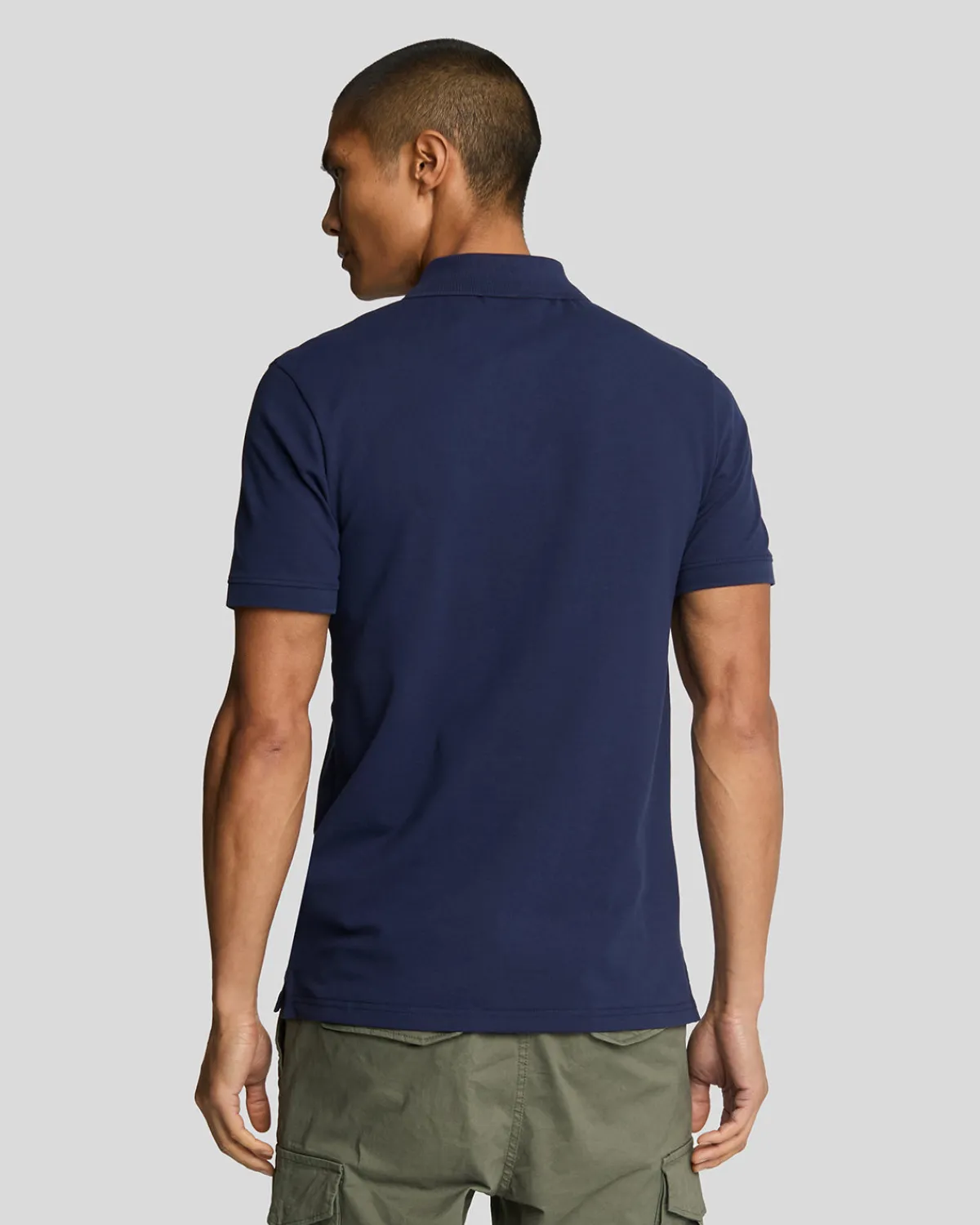 einfarbiges_polohemd_2-2.webp Lyle & Scott Grundlegendes | Polohemden<Einfarbiges Polohemd Marine