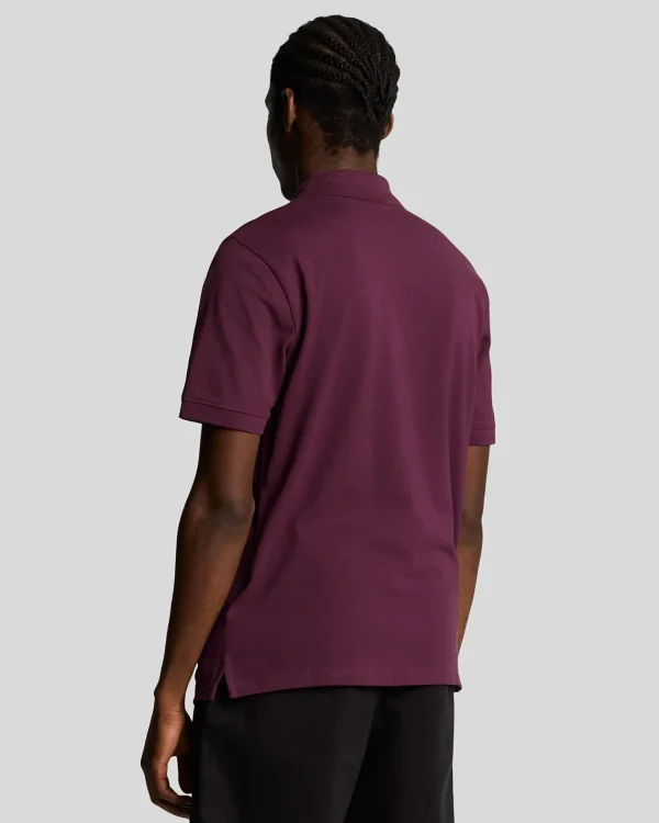 Lyle & Scott Polohemden<Einfarbiges Polohemd WeaversClaret