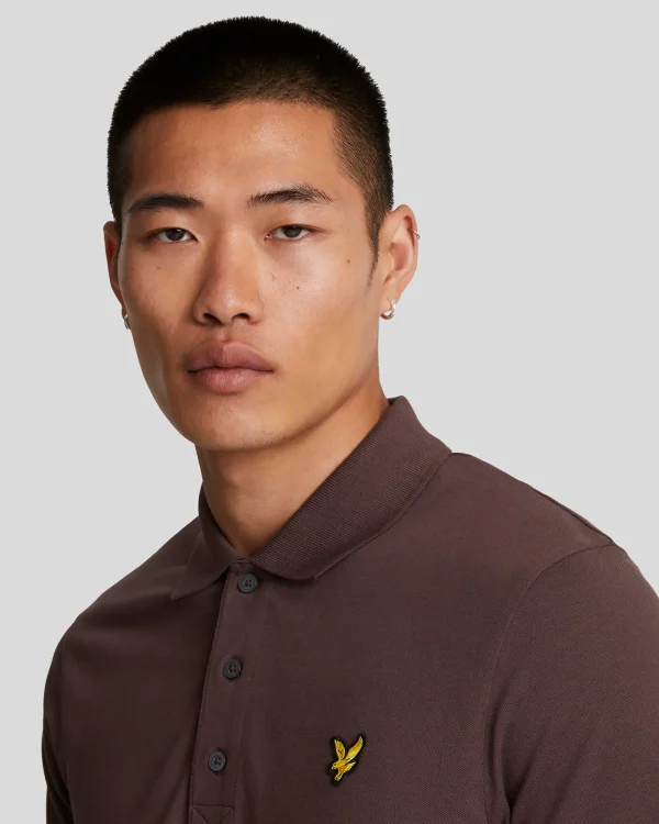 Lyle & Scott Polohemden<Einfarbiges Polohemd DeepMahogany