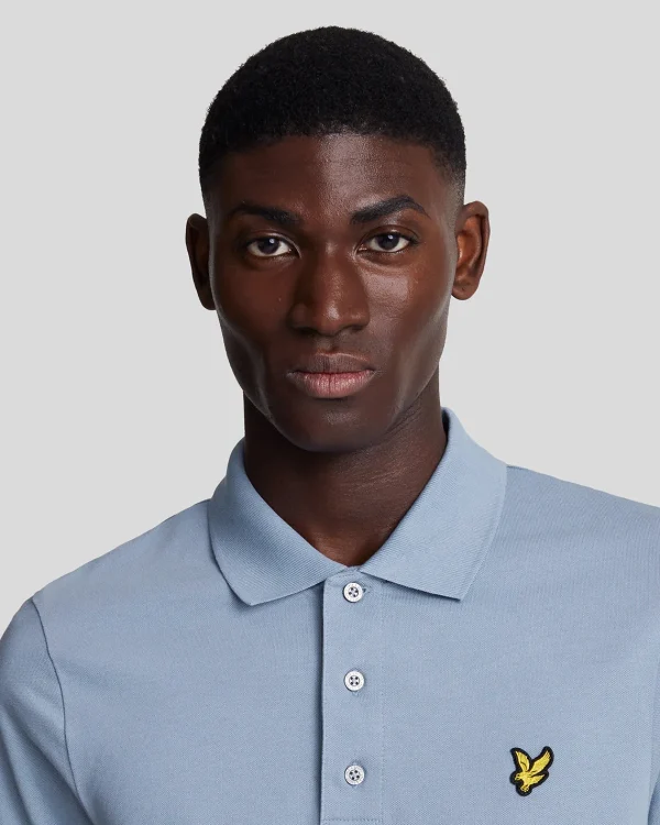 Lyle & Scott Polohemden<Einfarbiges Polohemd CraftedBlue