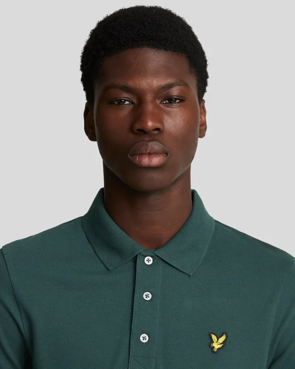 Lyle & Scott Polohemden<Einfarbiges Polohemd ArgyleTeal