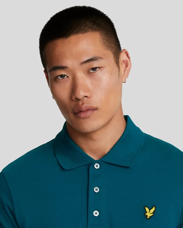 Lyle & Scott Polohemden<Einfarbiges Polohemd ApresNavy
