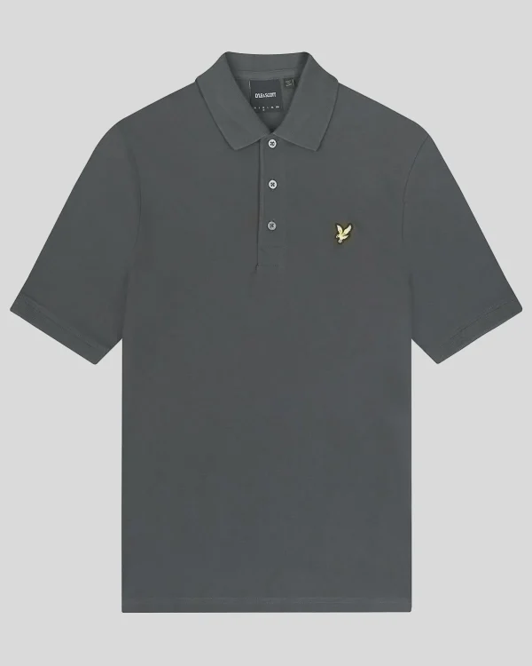 Lyle & Scott Polohemden<Einfarbiges Polohemd Gunmetal