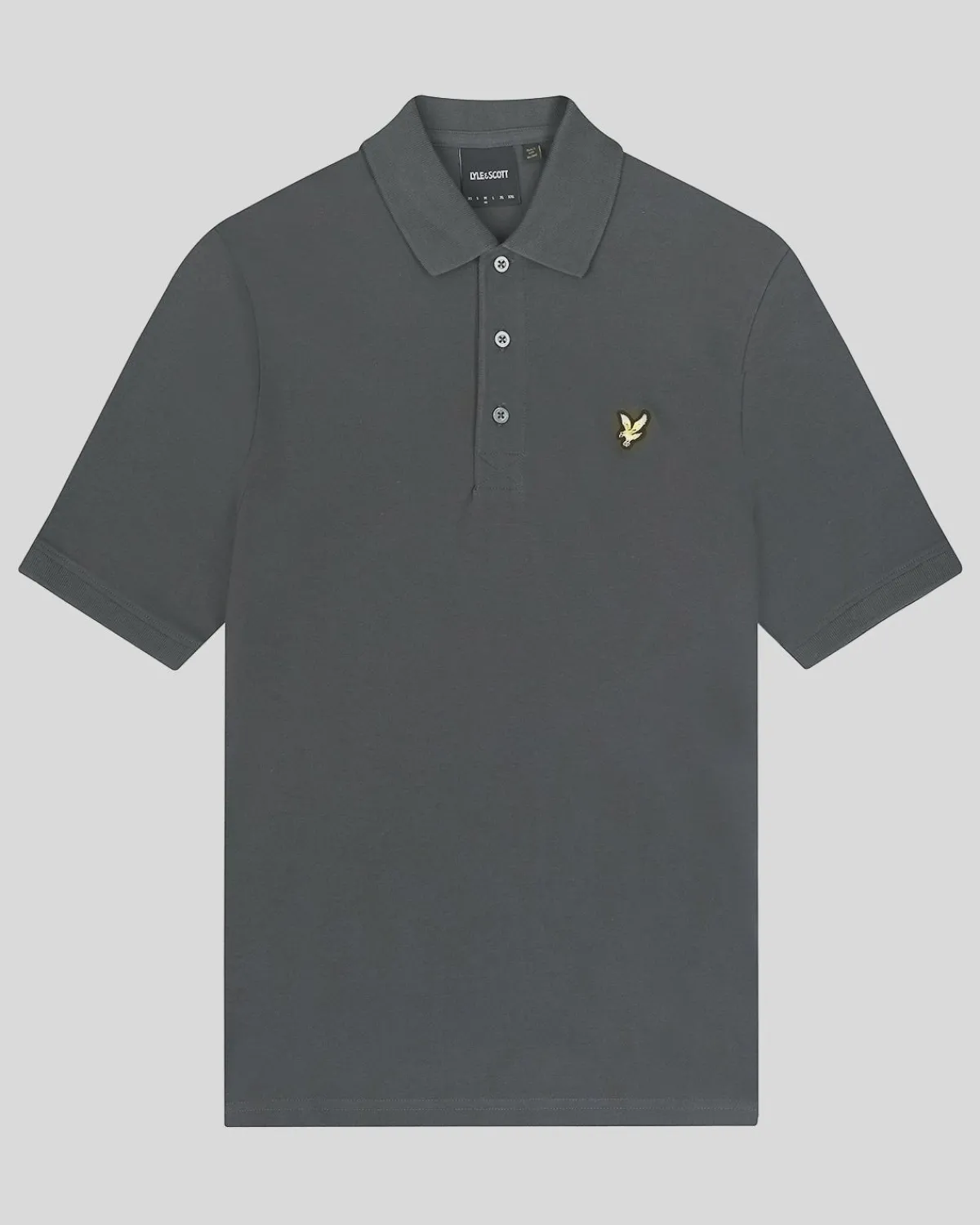 einfarbiges_polohemd_4-11.webp Lyle & Scott Polohemden<Einfarbiges Polohemd Gunmetal