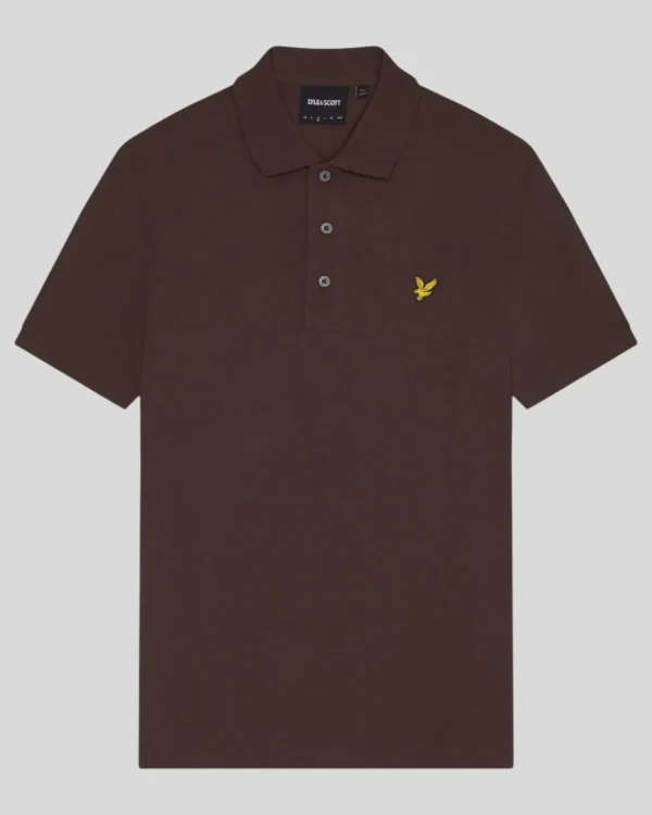 Lyle & Scott Polohemden<Einfarbiges Polohemd DeepMahogany