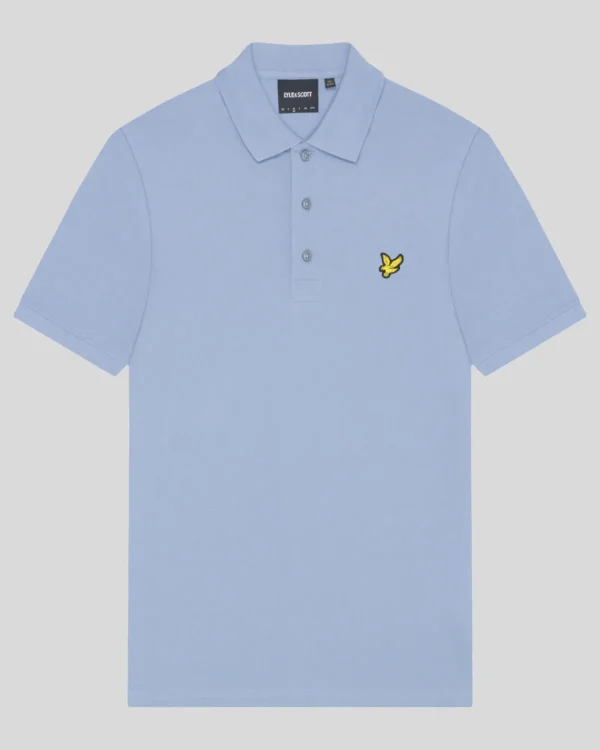 Lyle & Scott Polohemden<Einfarbiges Polohemd CraftedBlue