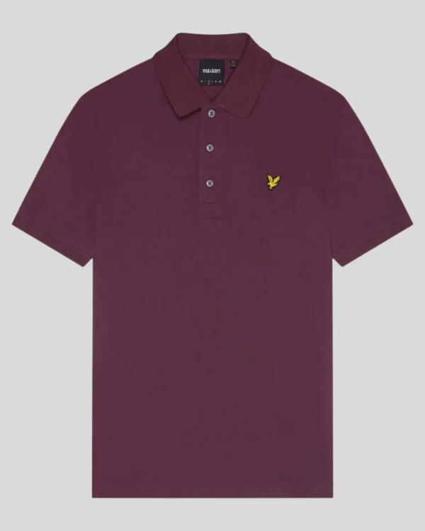 Lyle & Scott Polohemden<Einfarbiges Polohemd WeaversClaret