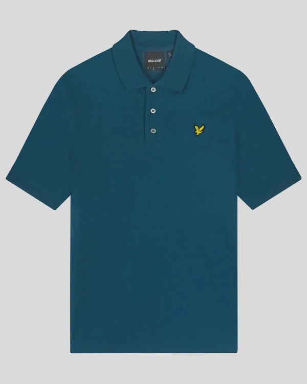Lyle & Scott Polohemden<Einfarbiges Polohemd ApresNavy