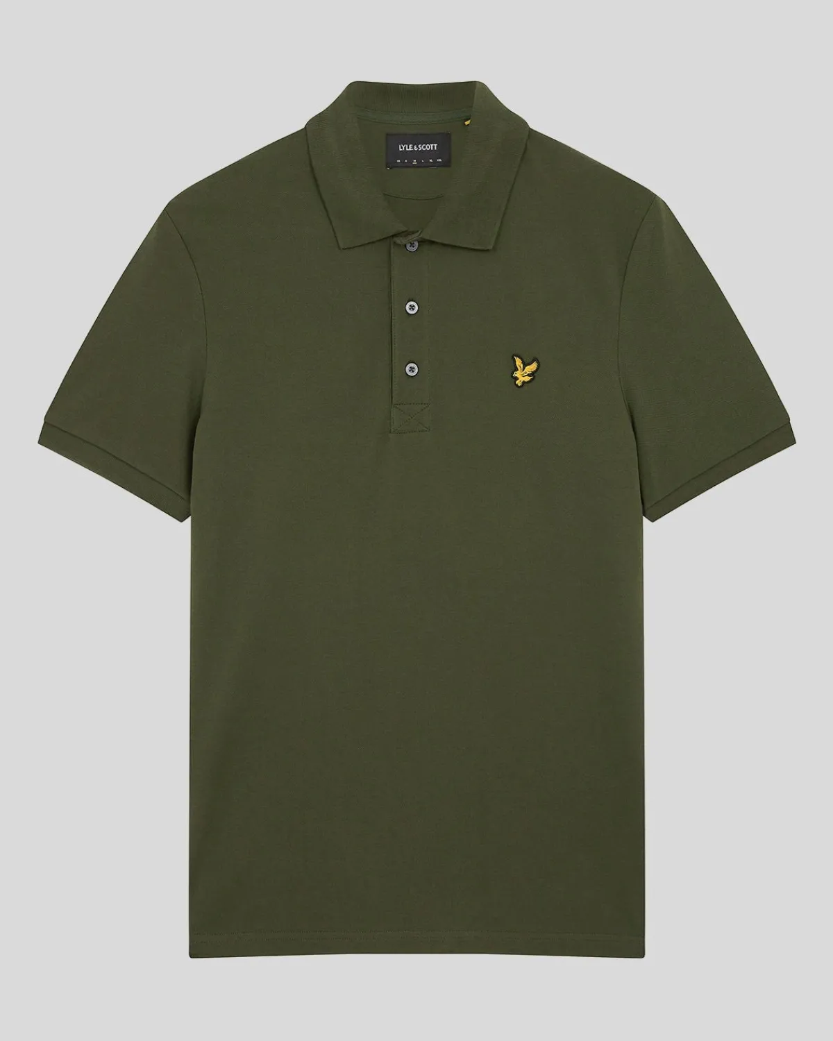 einfarbiges_polohemd_4.webp Lyle & Scott Grundlegendes | Polohemden<Einfarbiges Polohemd Olive