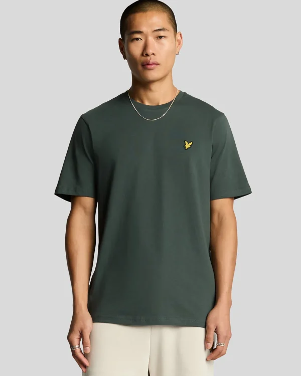 Lyle & Scott Vermächtnis | T-shirts<Einfarbiges T-Shirt DeepGreen