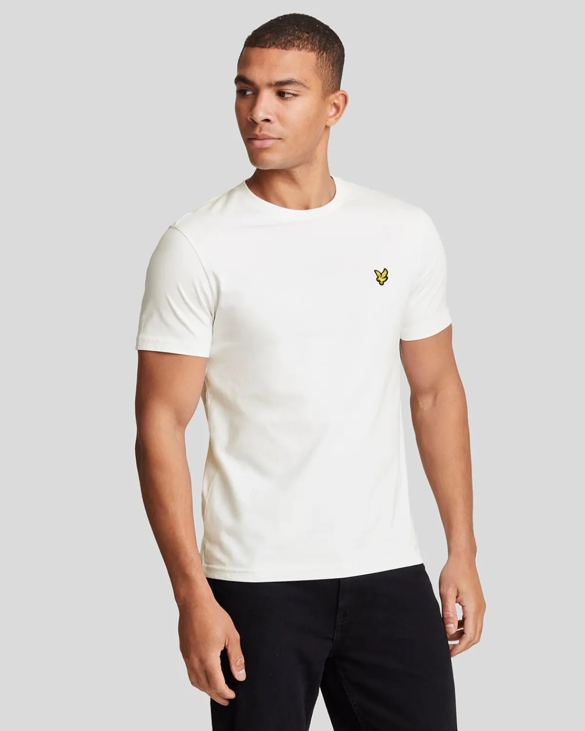 einfarbiges_tshirt_0-14.webp Lyle & Scott Grundlegendes | T-shirts<Einfarbiges T-Shirt Weiss