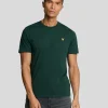 Lyle & Scott Grundlegendes | T-shirts<Einfarbiges T-Shirt Dunkelgrün