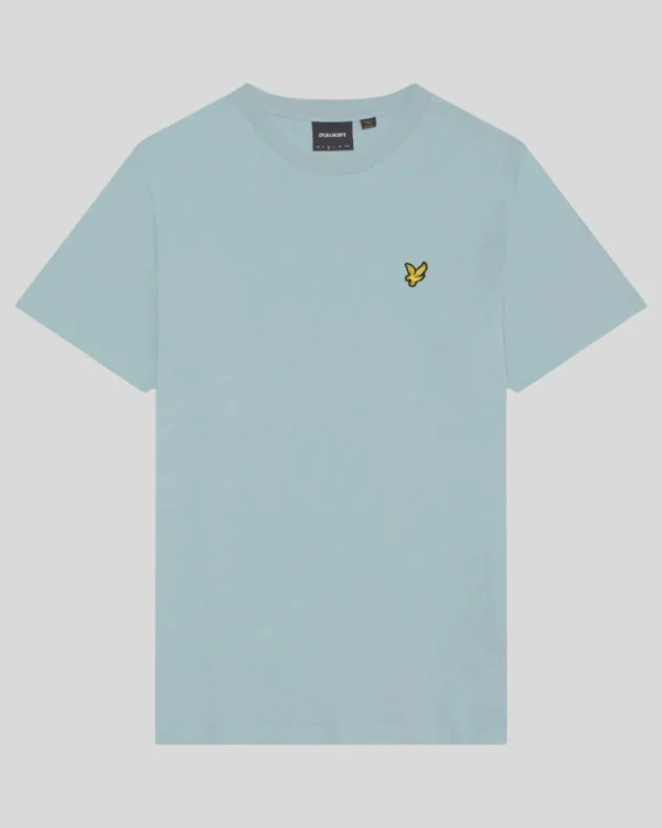 Lyle & Scott Groß & Groß | Übergrößen<Einfarbiges T-Shirt BlueSmoke