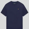 Lyle & Scott Groß & Groß | Übergrößen<Einfarbiges T-Shirt Marine