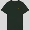 Lyle & Scott Groß & Groß | Übergrößen<Einfarbiges T-Shirt ArgyleTeal
