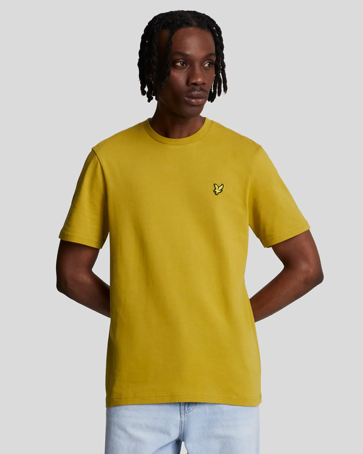 einfarbiges_tshirt_0-5.webp Lyle & Scott Vermächtnis | T-shirts<Einfarbiges T-Shirt EllanessGold