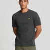 Lyle & Scott Vermächtnis | T-shirts<Einfarbiges T-Shirt Gunmetal