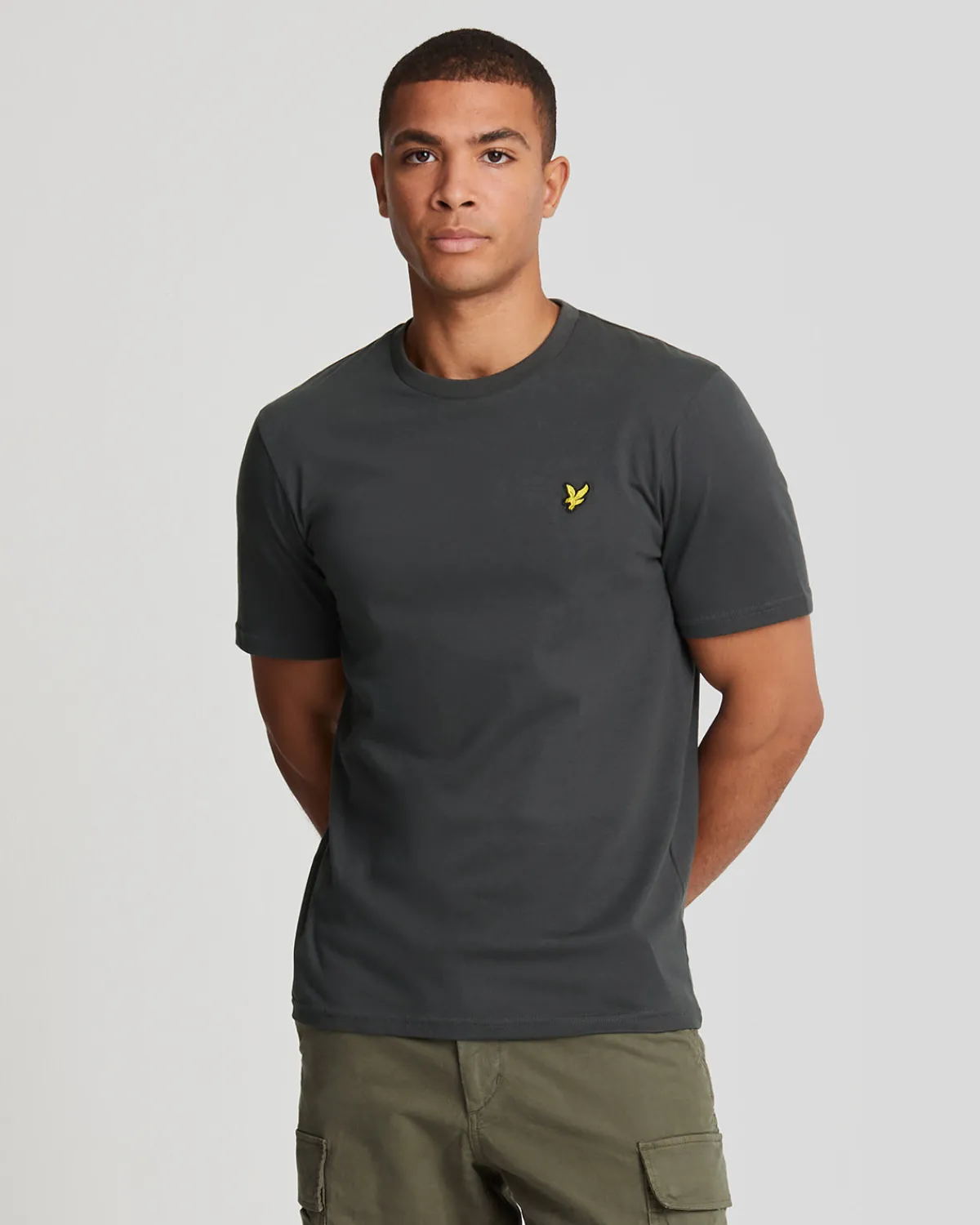 einfarbiges_tshirt_0-6.webp Lyle & Scott Vermächtnis | T-shirts<Einfarbiges T-Shirt Gunmetal