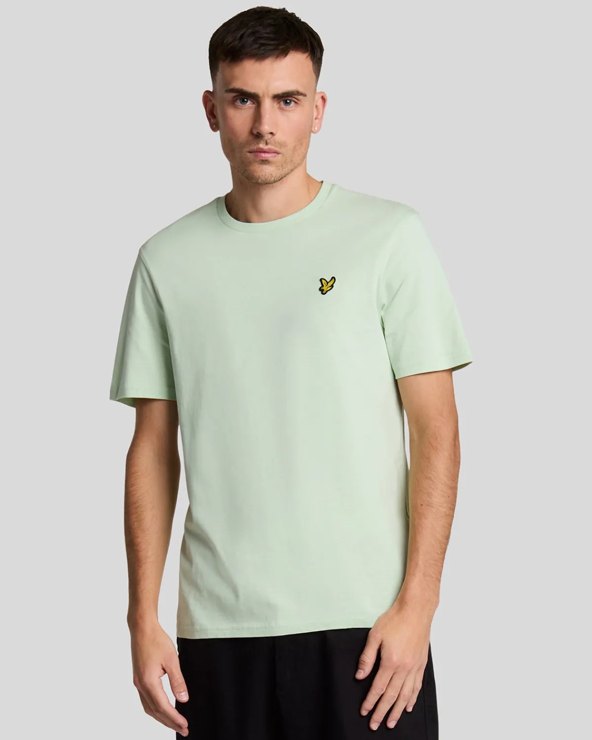 einfarbiges_tshirt_0.webp Lyle & Scott Vermächtnis | T-shirts<Einfarbiges T-Shirt FreshGreen