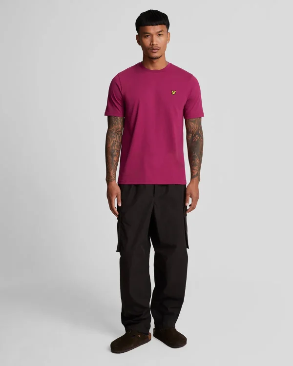 Lyle & Scott T-shirts<Einfarbiges T-Shirt ReicherBurgunder