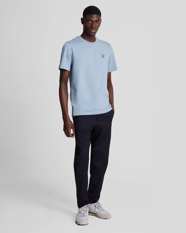 Lyle & Scott Vermächtnis | T-shirts<Einfarbiges T-Shirt CraftedBlue