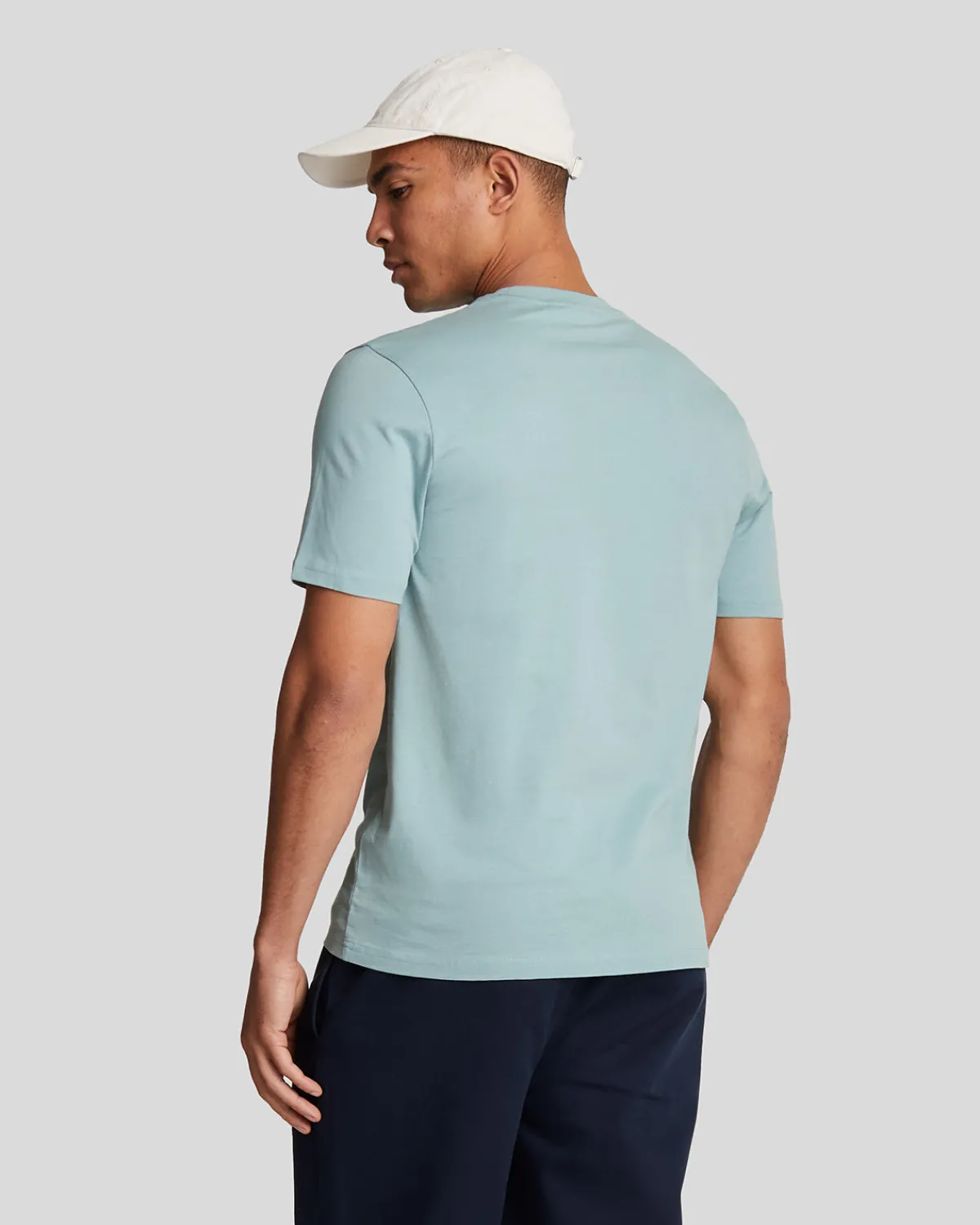 einfarbiges_tshirt_2-1.webp Lyle & Scott Vermächtnis | T-shirts<Einfarbiges T-Shirt BlueSmoke