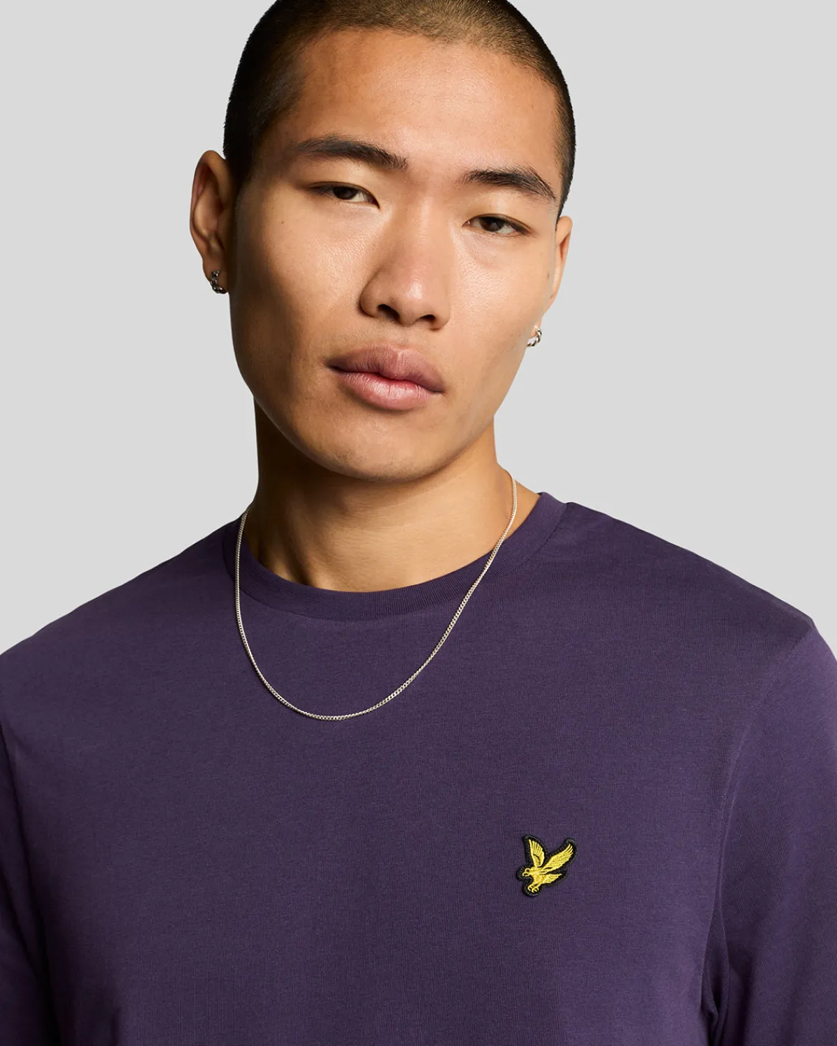 einfarbiges_tshirt_2-10.webp Lyle & Scott Vermächtnis | T-shirts<Einfarbiges T-Shirt ThistleShadow