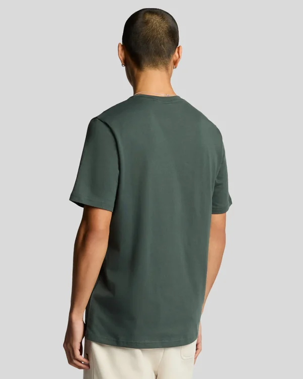 Lyle & Scott Vermächtnis | T-shirts<Einfarbiges T-Shirt DeepGreen