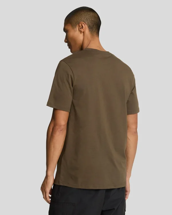 Lyle & Scott Grundlegendes | T-shirts<Einfarbiges T-Shirt Olive