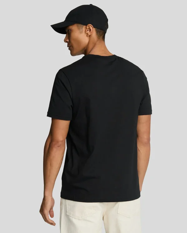 Lyle & Scott Grundlegendes | T-shirts<Einfarbiges T-Shirt Pechschwarz