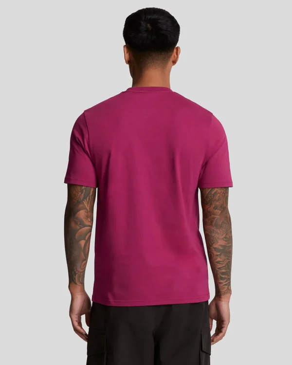 Lyle & Scott T-shirts<Einfarbiges T-Shirt ReicherBurgunder