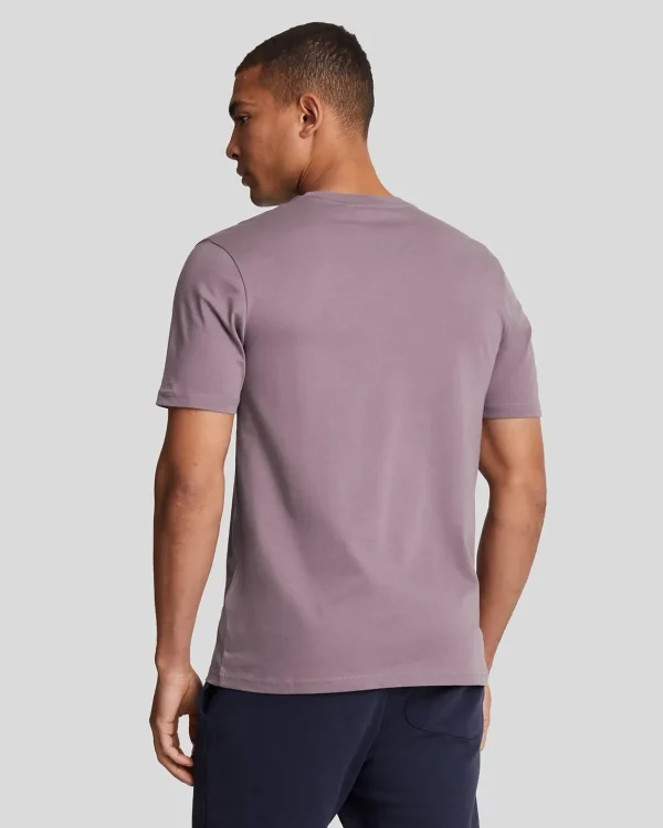 Lyle & Scott Vermächtnis | T-shirts<Einfarbiges T-Shirt HighlandMauve