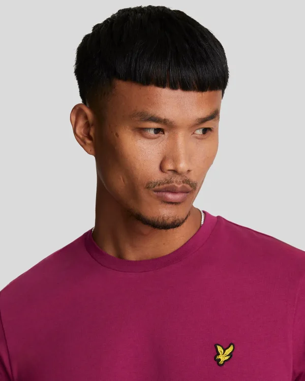 Lyle & Scott T-shirts<Einfarbiges T-Shirt ReicherBurgunder