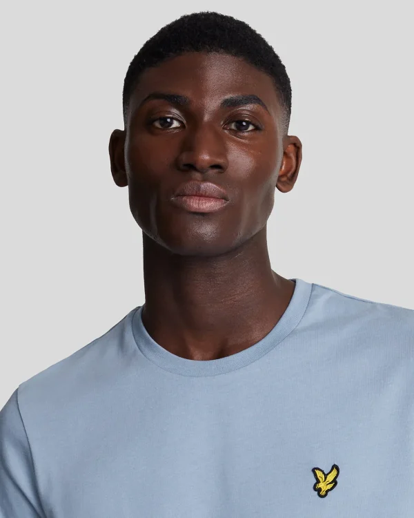 Lyle & Scott Vermächtnis | T-shirts<Einfarbiges T-Shirt CraftedBlue