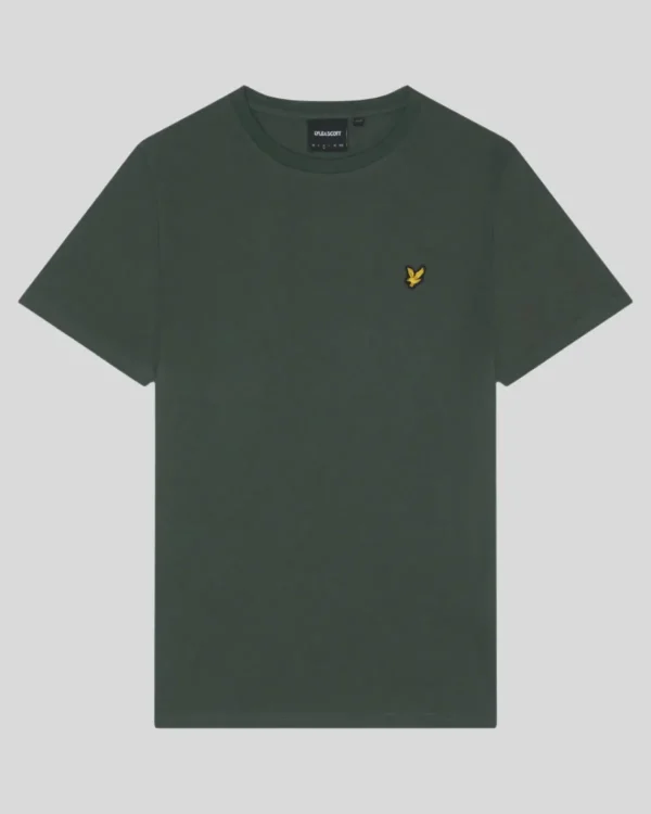 Lyle & Scott Vermächtnis | T-shirts<Einfarbiges T-Shirt DeepGreen