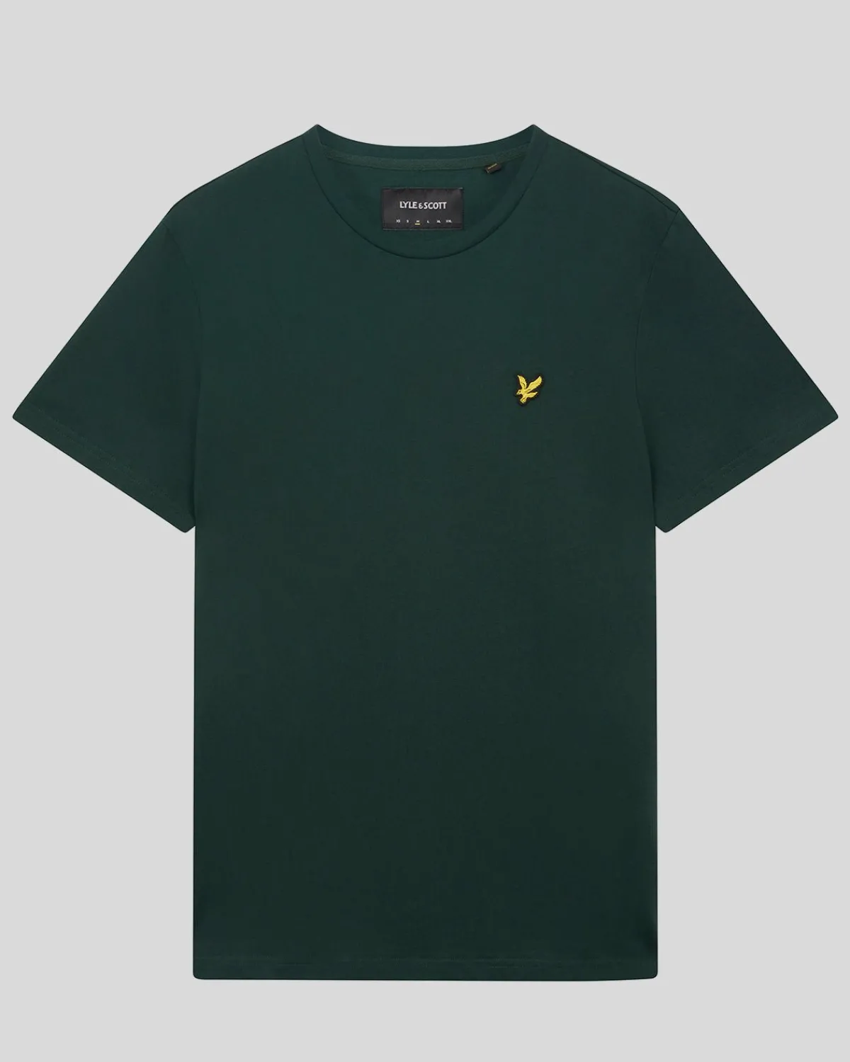 einfarbiges_tshirt_4-15.webp Lyle & Scott Grundlegendes | T-shirts<Einfarbiges T-Shirt Dunkelgrün