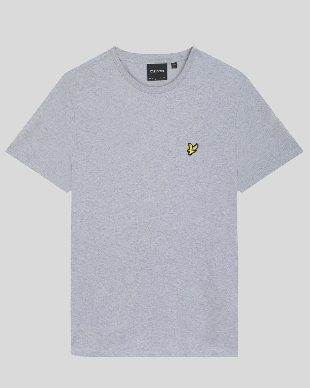 einfarbiges_tshirt_4-18.webp Lyle & Scott Grundlegendes | T-shirts<Einfarbiges T-Shirt HellgraueMergel