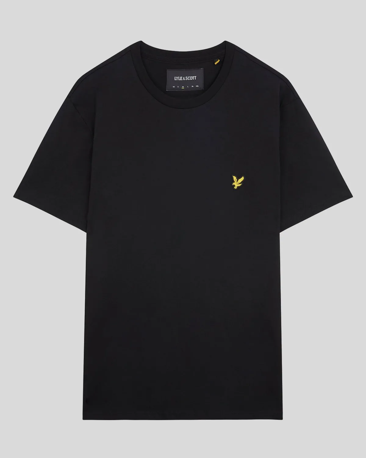 einfarbiges_tshirt_4-19.webp Lyle & Scott Grundlegendes | T-shirts<Einfarbiges T-Shirt Pechschwarz