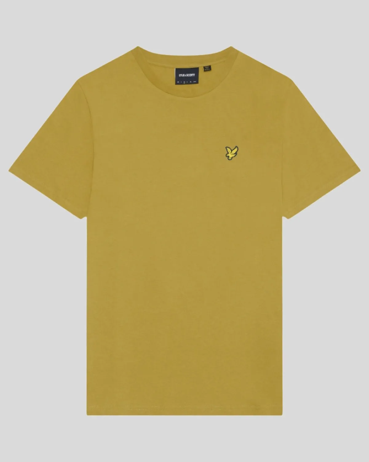 einfarbiges_tshirt_4-5.webp Lyle & Scott Vermächtnis | T-shirts<Einfarbiges T-Shirt EllanessGold