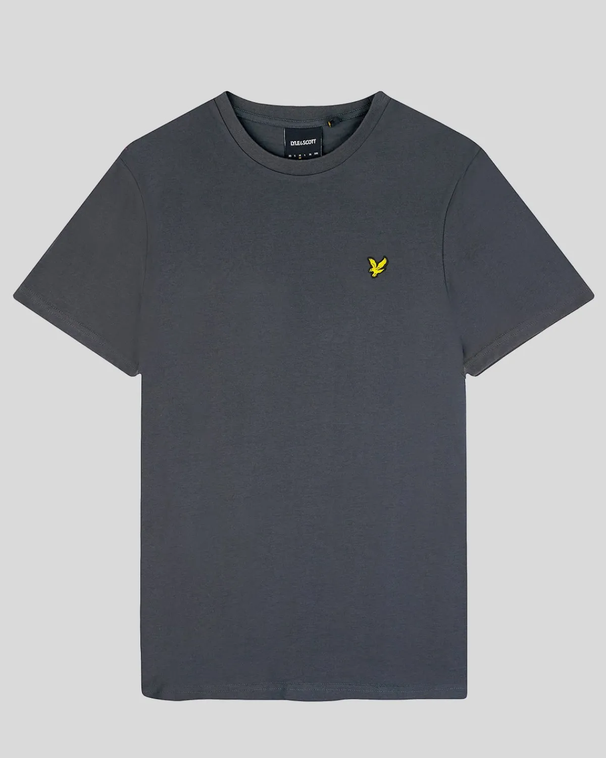einfarbiges_tshirt_4-6.webp Lyle & Scott Vermächtnis | T-shirts<Einfarbiges T-Shirt Gunmetal