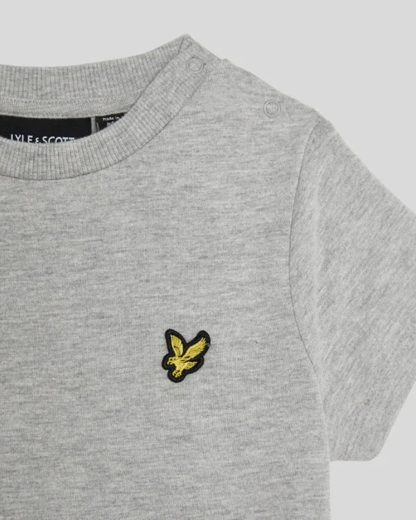 Lyle & Scott Babys & Kleinkinder<Einfarbiges T-Shirt für Kleinkinder LightGreyMarl