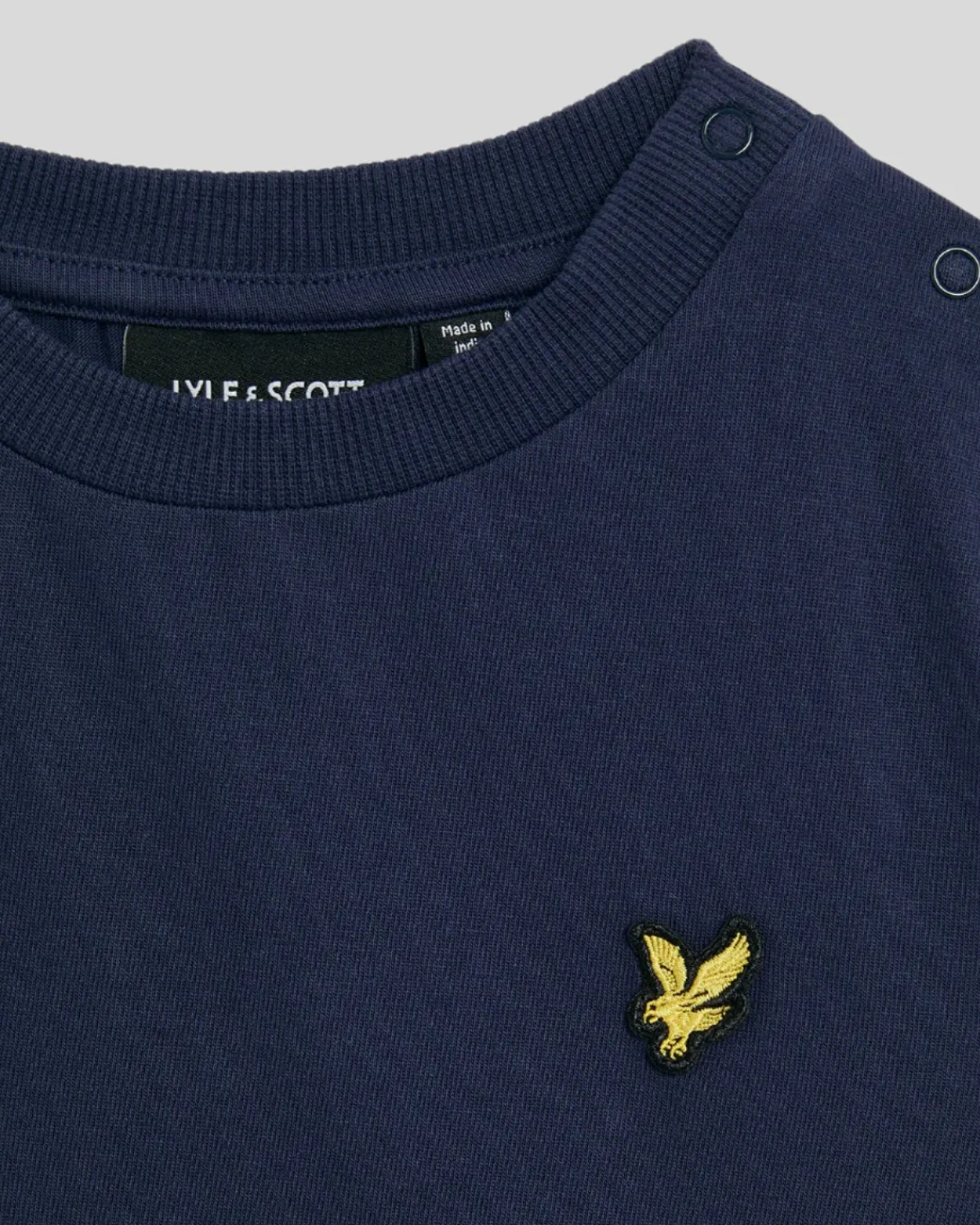 einfarbiges_tshirt_fr_kleinkinder_1.webp Lyle & Scott Babys & Kleinkinder<Einfarbiges T-Shirt für Kleinkinder Navy