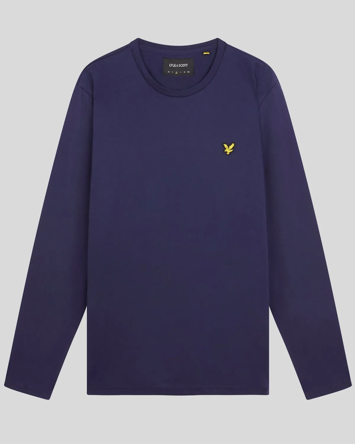 einfarbiges_tshirt_mit_langen_rmeln_3.webp Lyle & Scott Grundlegendes | T-shirts<Einfarbiges T-Shirt mit langen Ärmeln Marine