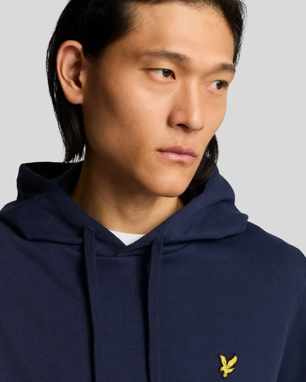 Lyle & Scott Kapuzenpullover<Flagge Druck Pullover Hoodie Marine