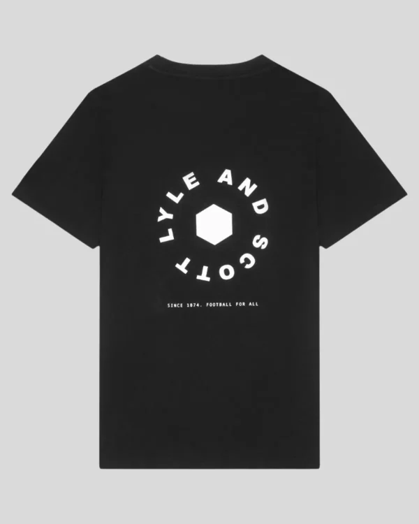 Lyle & Scott Vermächtnis | T-shirts<Fußballrad Grafik T-Shirt JetBlack