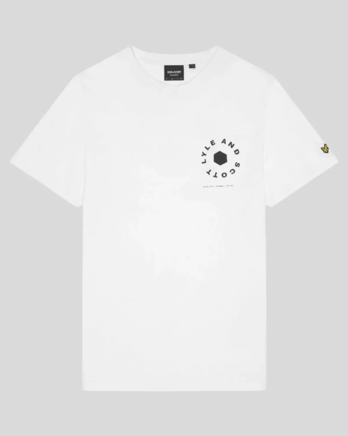fuballrad_grafik_tshirt_4.webp Lyle & Scott Vermächtnis | T-shirts<Fußballrad Grafik T-Shirt White